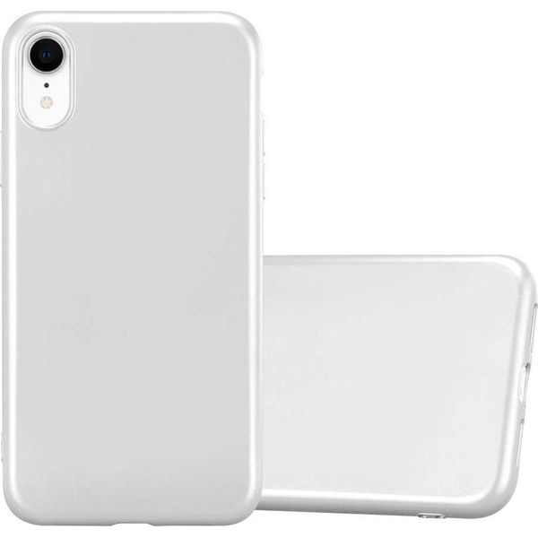 Cadorabo Custodia Protettiva Per Apple Iphone Xr In Argento Custodia Del Telefono Cellulare Tpu Custodia In Silicone Cover Case-image
