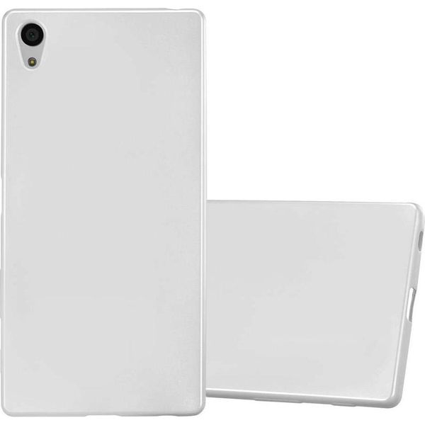 Cadorabo Custodia Protettiva Per Sony Xperia Z5 Premium In Argento Custodia Per Cellulare Custodia In Silicone Tpu Cover Case-image