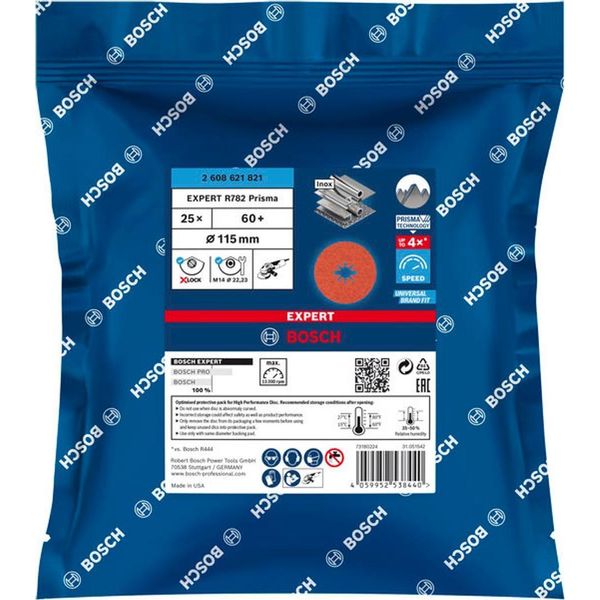 Bosch Expert R782 Prisma Ceramic X-LOCK, 115 Mm, 22,23 Mm, G 60 2608621821-image
