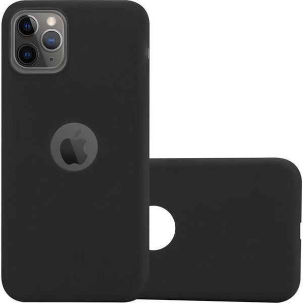 Cadorabo Custodia Per Apple Iphone 11 Pro Max Custodia Protettiva In Nero Custodia Per Cellulare Custodia In Silicone Tpu Cover-image