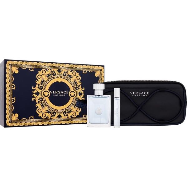 Versace Pour Homme Set 100Ml Edt Spray 10Ml Edt Spray Con Borsa-image