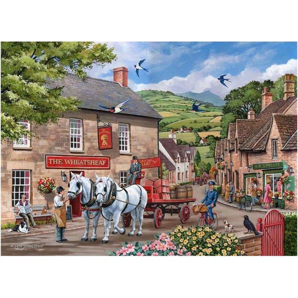 Puzzle Della Casa Del Puzzle Che Si Fa Carico Del Proprio Peso 500 Xl Teile Landschaft-image