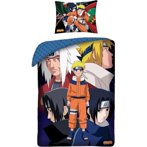 Naruto Bettbezug Ready 140 X 200 Cm Baumwolle 65 X 65 Cm-image