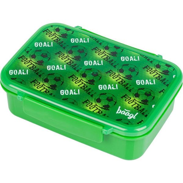 Baagl Scatola Per Snack Con Scomparti Calcio-image