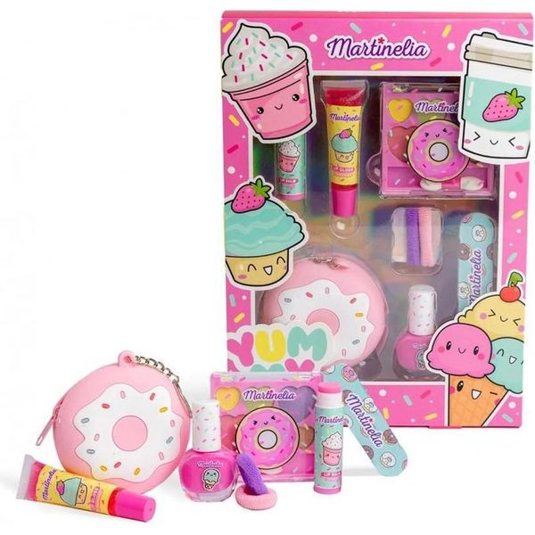 Martinelia | Set Per Il Trucco Dei Bambini - 6 Pezzi - Borsa Per Cosmetici - Trucco Goloso - Per I Bambini-image
