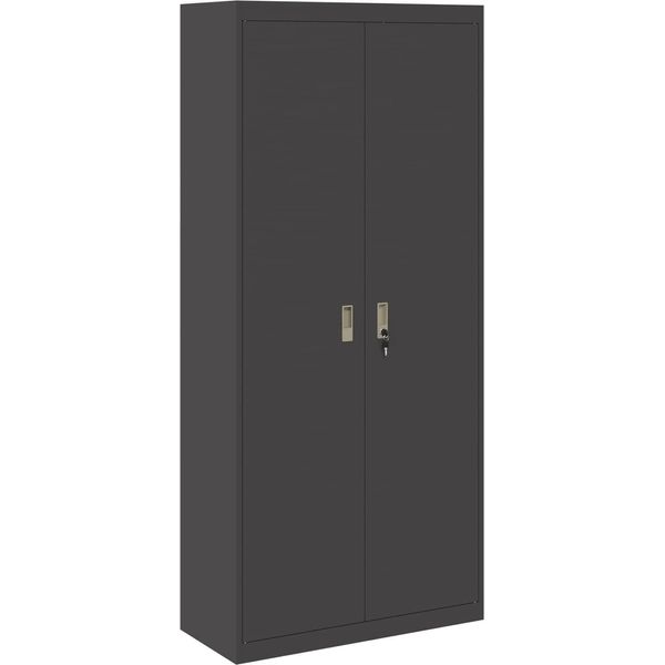 Syfax™ Armadio 2 Pcs Nero 90 X 40 X 200 Cm Acciaio-image