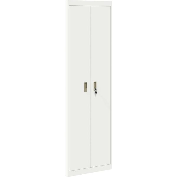 Syfax™ Armadio 2 Pcs Bianco 60 X 40 X 200 Cm Acciaio-image