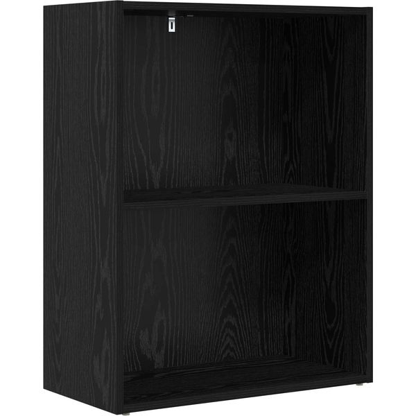 Syfax™ Libreria Rovere Nero 60 X 30 X 76.5 Cm Legno Multistrato-image