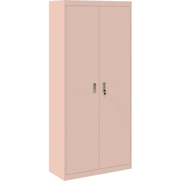 Syfax™ Armadio 2 Pcs Rosa 90 X 40 X 200 Cm Acciaio-image
