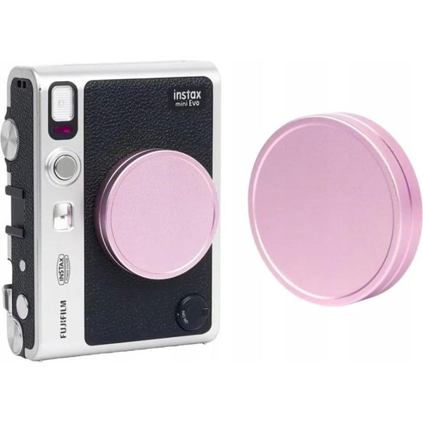 Fujifilm Fuji Instax Mini Evo Cappuccio Protettivo Per Obiettivo / Rosa-image