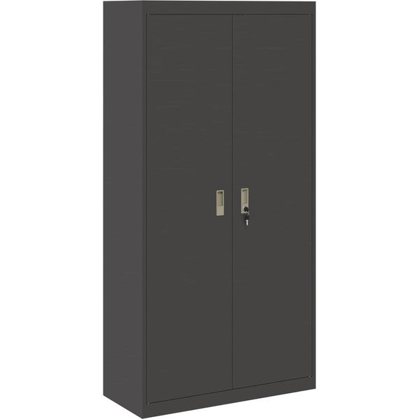 Syfax™ Armadio 2 Pcs Nero 90 X 40 X 180 Cm Acciaio-image