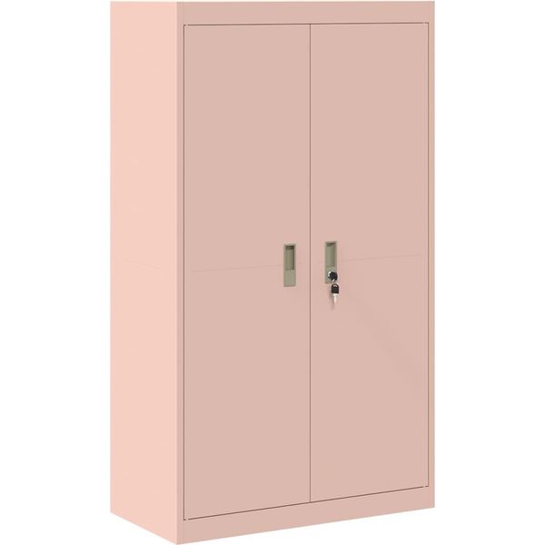Syfax™ Armadio 2 Pcs Rosa 80 X 40 X 140 Cm Acciaio-image
