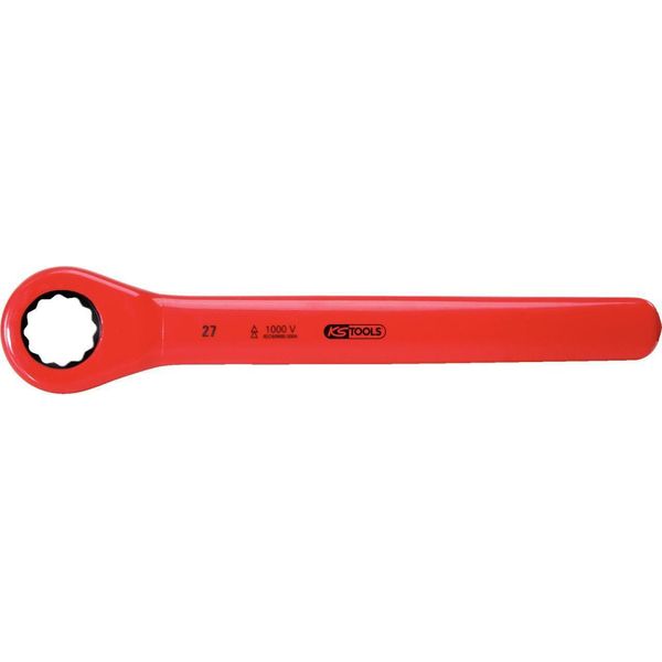 Ks Tools Chiave Ad Anello A Cricchetto Con Isolamento Protettivo 7/16" - 117.2285"-image