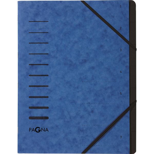 Pagna 40058-02 Organizzatore "Cartella Di Smistamento"" 7 Scomparti Blu"-image
