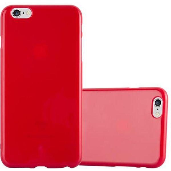 Cadorabo Custodia Protettiva Per Apple Iphone 6 Plus / 6S Plus Custodia In Tpu Rosso Custodia Cover-image