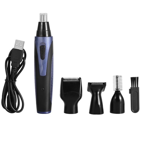 Set Automatico Ricaricabile Per La Cura Dei Capelli – Rasoio Per Naso, Orecchie, Barba E Sopracciglia, Tagliacapelli Elettrico Per Il Viso-image