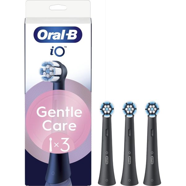 Testine Per Spazzolino Da Denti, Gentle Care, Nero, Confezione Da 3 Pz-image