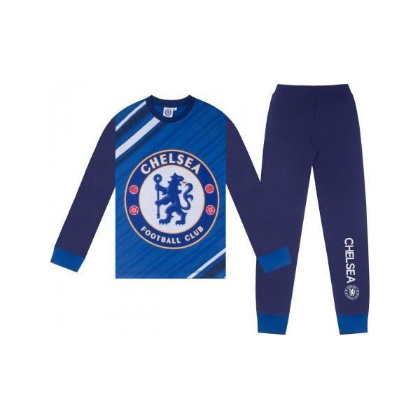 Chelsea Fc - Pigiama Con Pantaloni Lunghi Per Ragazzi GF1093 (146-152) (Royal Blue)-image
