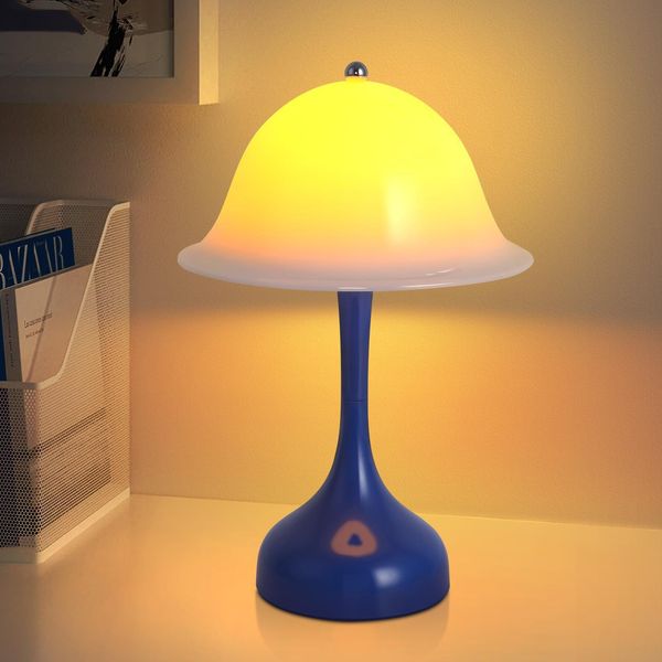 Zmh Led Lampada Da Tavolo Kabello Lampada Da Comodinolampada Da Tavolo A Batteria Lampada Da Tavolo Ricaricabile Usb Lampada Da Soggiorno Dimmerabile 3 Temperature Di Colore Lampade Da Tavolo Luce Notturna-image