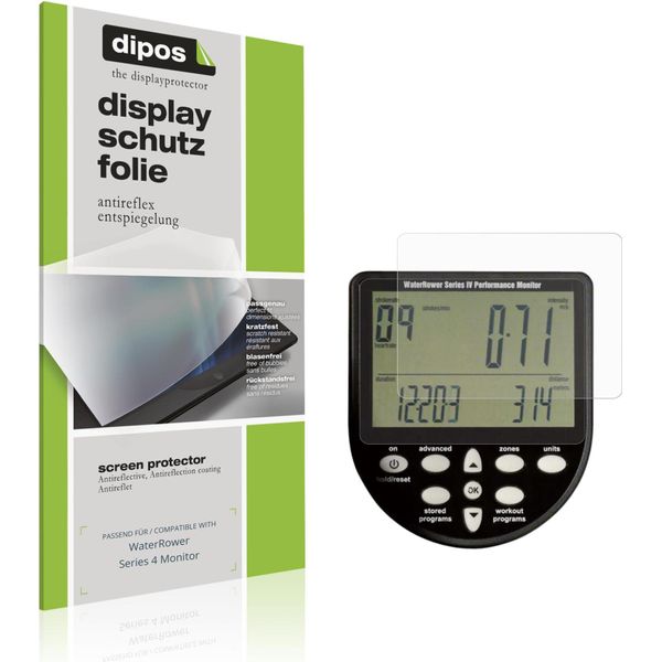 4X Pellicola Protettiva Per Waterrower Series 4 Monitor Protezione Schermo Antiriflesso Dipos-image