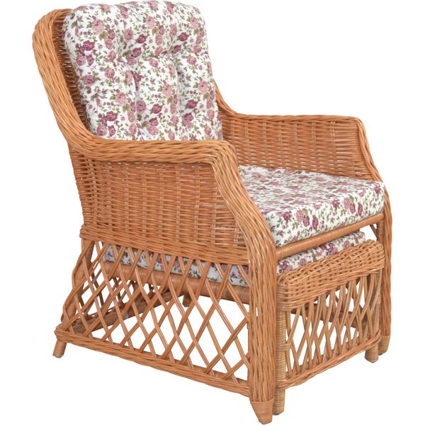 Rattanstuhl Home Affaire, Braun, B:67Cm H:91Cm T:75Cm, StüHle, Rattanstuhl, Handarbeit, MaßE (B/T/H): (67/75/91)-image