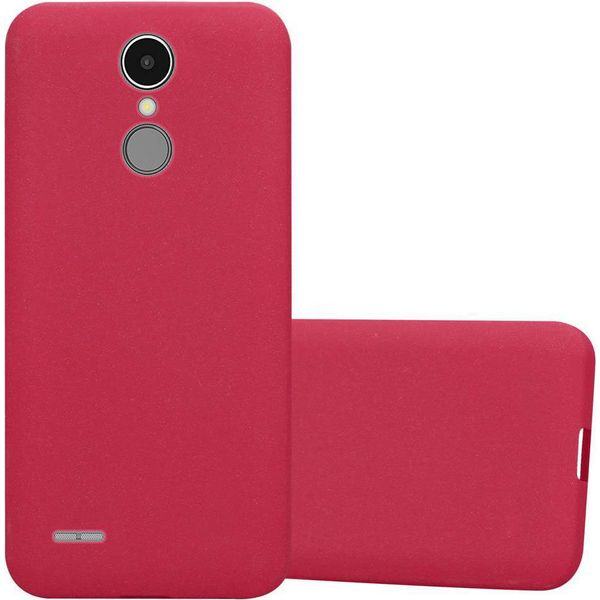 Cadorabo Custodia Protettiva Per Lg K8 2017 Cover In Rosso Custodia Per Telefono Cellulare Tpu Etui Cover Case-image