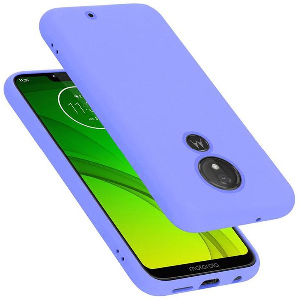 Cadorabo Custodia Protettiva Per Motorola Moto G7 Power In Viola Custodia Del Telefono Cellulare Custodia Cover Tpu Etui-image
