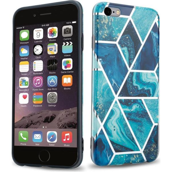 Cadorabo Custodia Protettiva Per Apple Iphone 6 Plus / 6S Plus Custodia In Tpu Blu Custodia Per Cellulare Custodia Cover-image