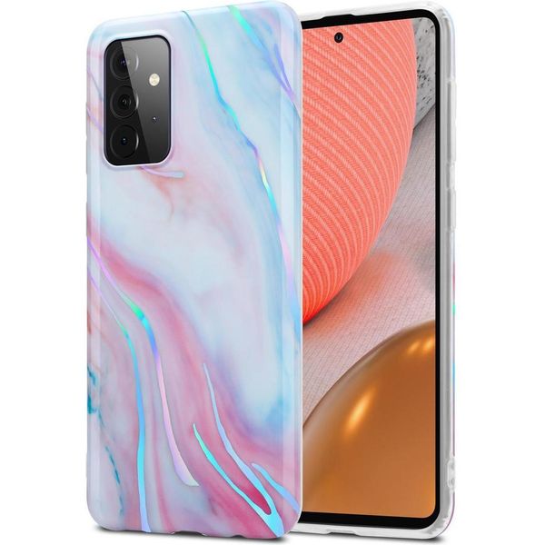 Cadorabo Custodia Protettiva Per Samsung Galaxy A72 4G / 5G In Tpu Bianco Custodia Per Cellulare Custodia Cover-image