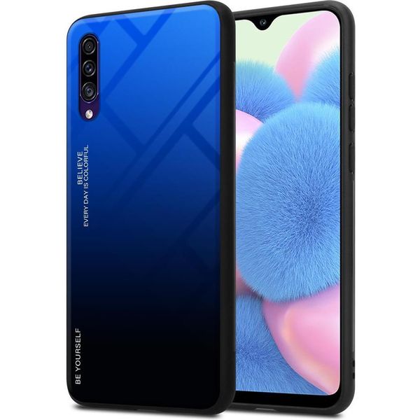 Cadorabo Custodia Per Samsung Galaxy A50 4G / A50S / A30S Custodia Protettiva In Nero Custodia Per Cellulare Tpu Etui Cover Case Tempered-image