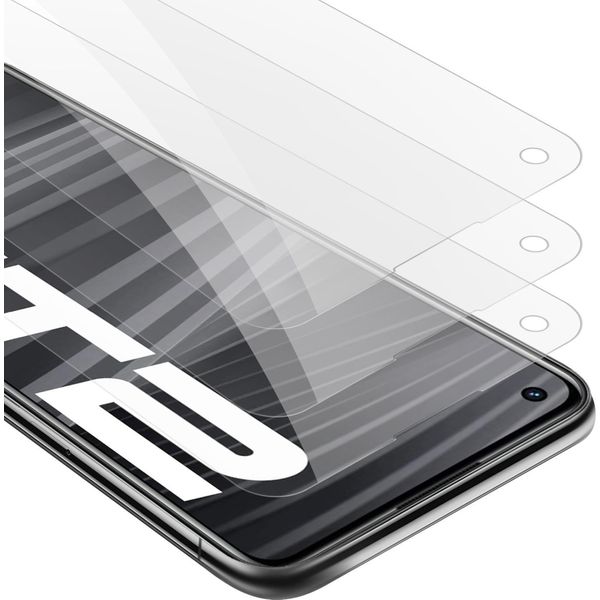 Cadorabo 3X Pellicola Blindata Per Realme Gt 2 / Gt Neo 2 Pellicola Protettiva In Pellicola Trasparente Vetro Temperato Di Protezione Del Display-image