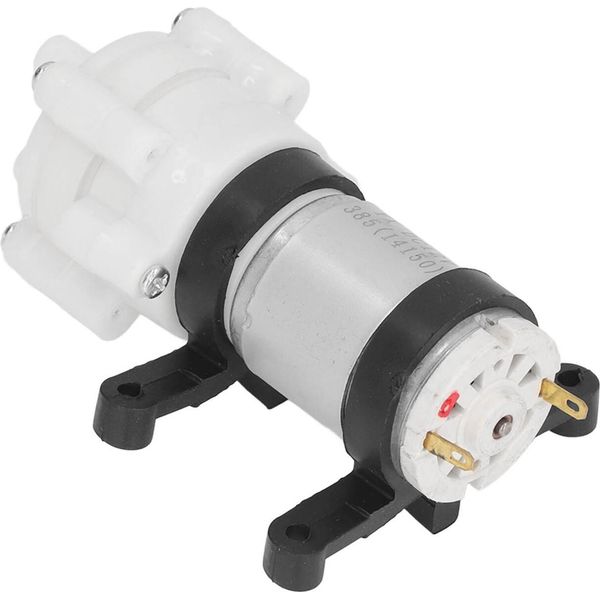 Pompa Per Acqua 12 V Dc, Autoadescante, Pompa Sommersa A Membrana Per Uso Domestico, Motore Da 385 Nm, Staffa In Pvc, Prevalenza 3 Metri-image