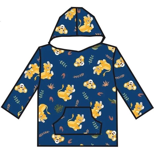Poncho Con Cappuccio Disney Il Re Leone 7 - 14 Anni Poliestere-image