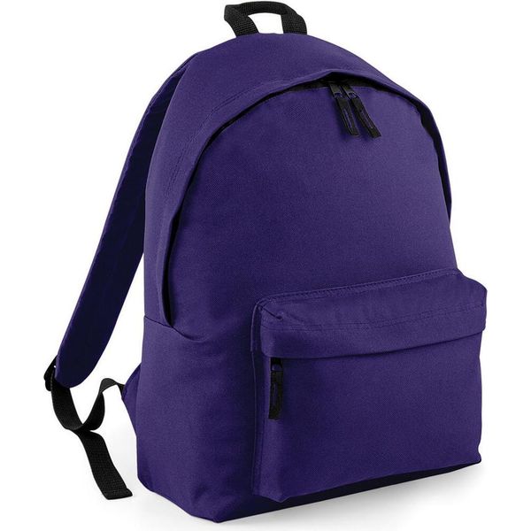 Bagbase BG125 | Zaino / Rucksack Originale Di Moda | 31 X 42 X 21 Cm - Colore: Viola - Dimensioni: 31 X 42 X 21 Cm-image