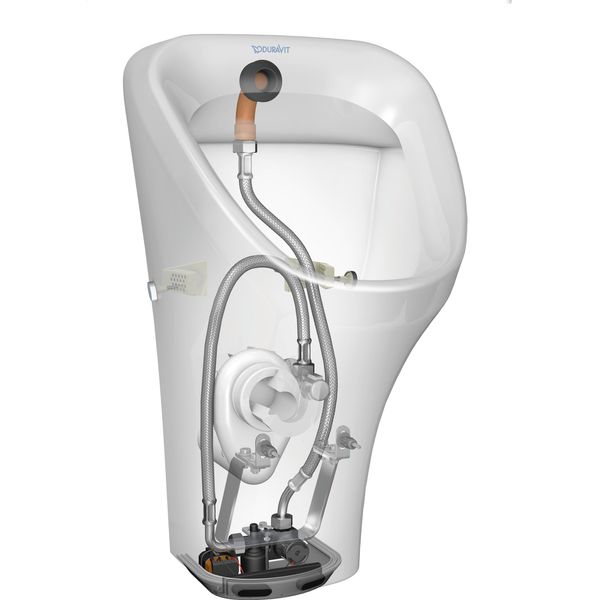 Duravit Urinoir Durastyle, EntréE Par LarrièRe Pour Raccordement à La Batterie, Sans Mouche, 28043100001, 28043100001-image