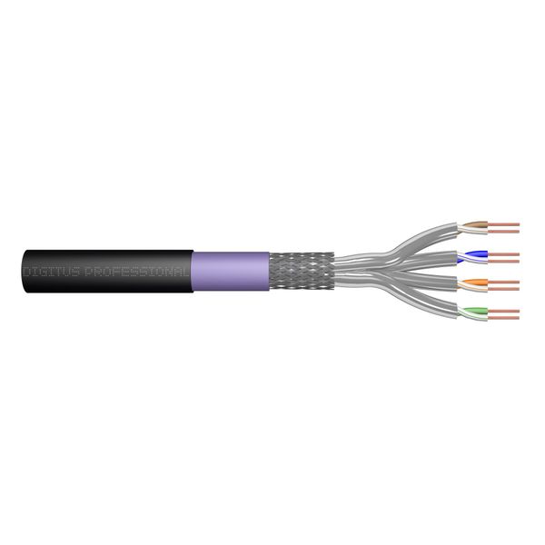Digitus Instal-Kab Cat7 S/Ftp Tw.Pair 1000M Schw. Erdkabel (Speditionsversand)-image
