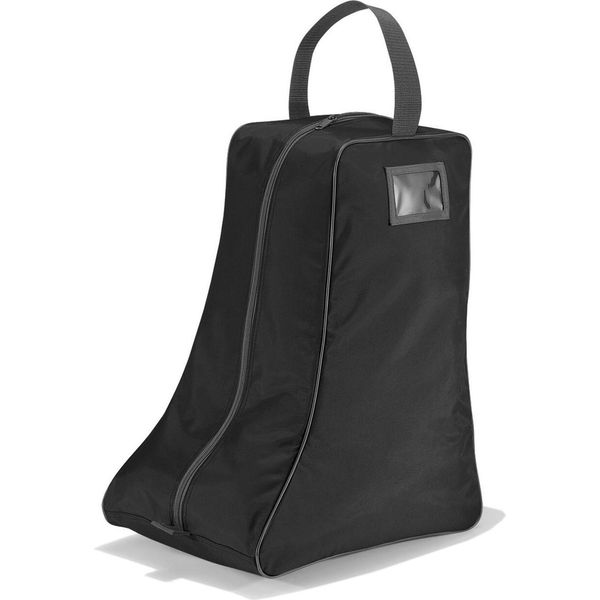 Quadra QD86 | Borsa Per Stivali / Borsa Per Scarpe | 36 X 47 X 25 Cm - Colore: Nero/Grigio Grafite - Dimensioni: 36 X 47 X 25 Cm-image