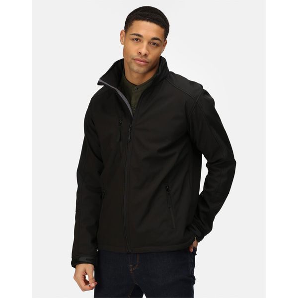 Regatta TRA650 | Hydroforce Softshell - Colore: Navy/Nero - Taglia: L-image