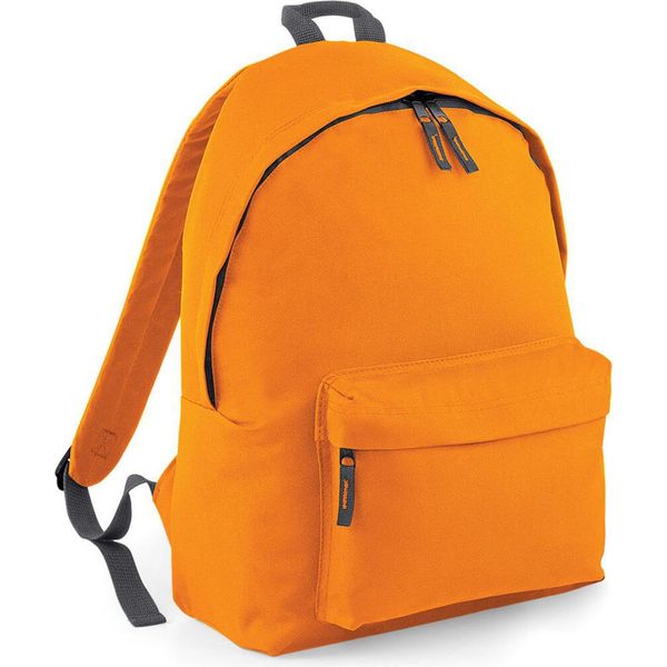 Bagbase BG125 | Zaino / Rucksack Originale | 31 X 42 X 21 Cm - Colore: Arancione/Grigio Grafite - Dimensioni: 31 X 42 X 21 Cm-image