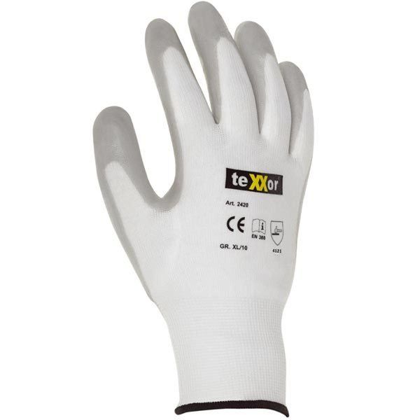12 Paia Di Guanti In Maglia Di Nylon Rivestiti Di Nitril Taglia 9-image