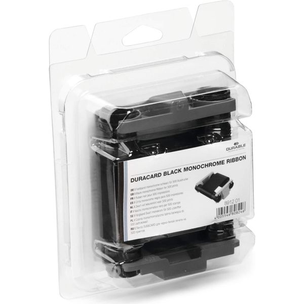 Durable Nastro Monocromatico Per Duracard®, Nero, 891201-image