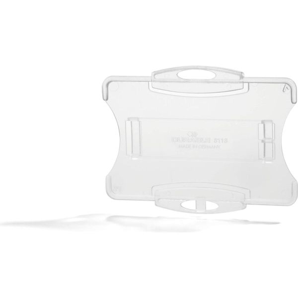 Durable Portabadge Per 1 Tessera, 10 Pezzi, Trasparente, 891819-image