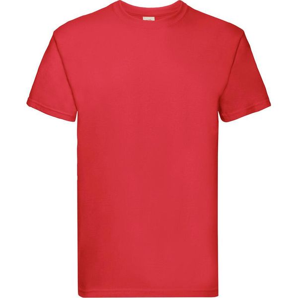 Fruit Of The Loom 61-044-0 | Maglietta Da Uomo Super Premium - Colore: Rosso - Taglia: Xxl-image