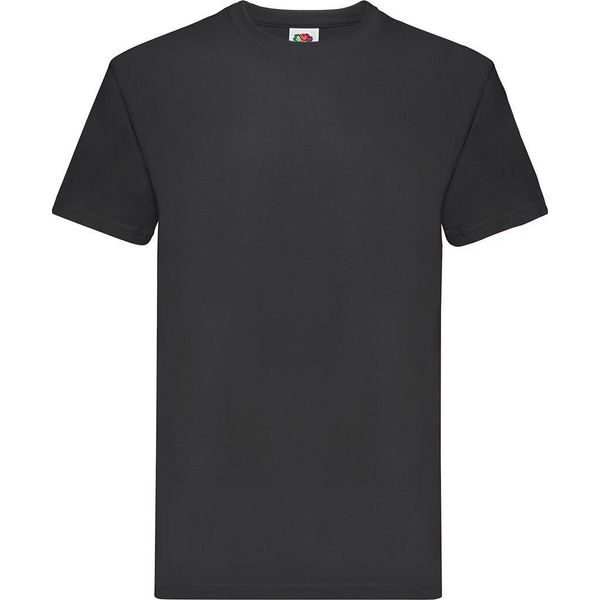 Fruit Of The Loom 61-044-0 | Maglietta Da Uomo Super Premium - Colore: Nero - Taglia: Xxl-image