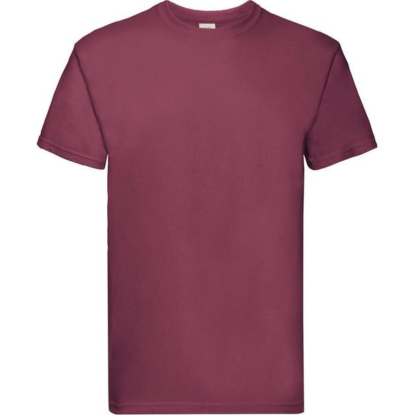 Fruit Of The Loom 61-044-0 | Maglietta Da Uomo Super Premium - Colore: Borgogna - Taglia: Xl-image