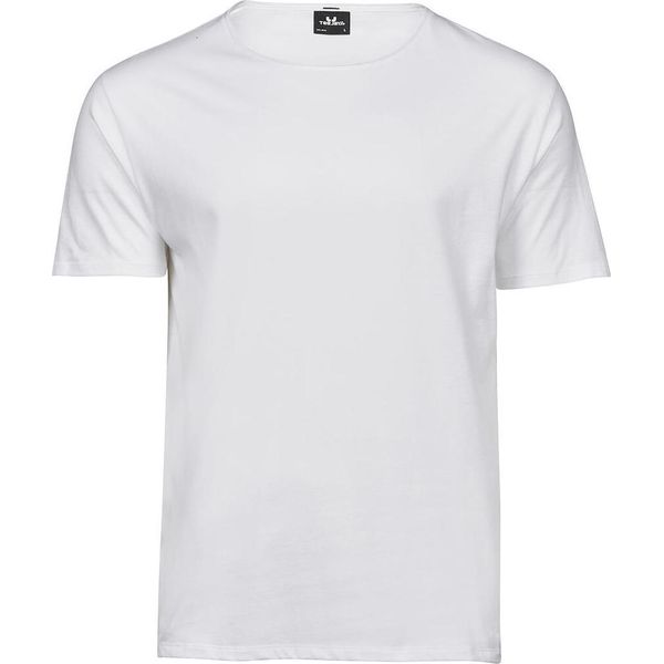 Tee Jays 5060 | Maglietta Da Uomo Con Bordi Grezzi / 100% Cotone Pettinato Ring-Spun - Colore: Bianco - Taglia: Xxl-image