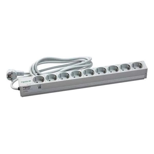 Schneider Electric Schneider Electric Actassi 1U Pdu Power Distribution Rail - 9 Schuko Sockets 19P Vde-image
