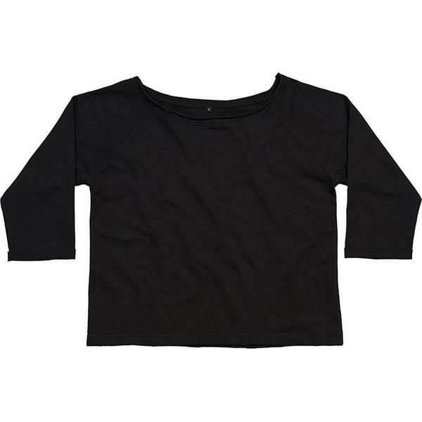 Mantis M128 | Ladies Flash Dance Sweat /Eco-Tex® Standard 100 - Colore: Nero - Taglia: S-image