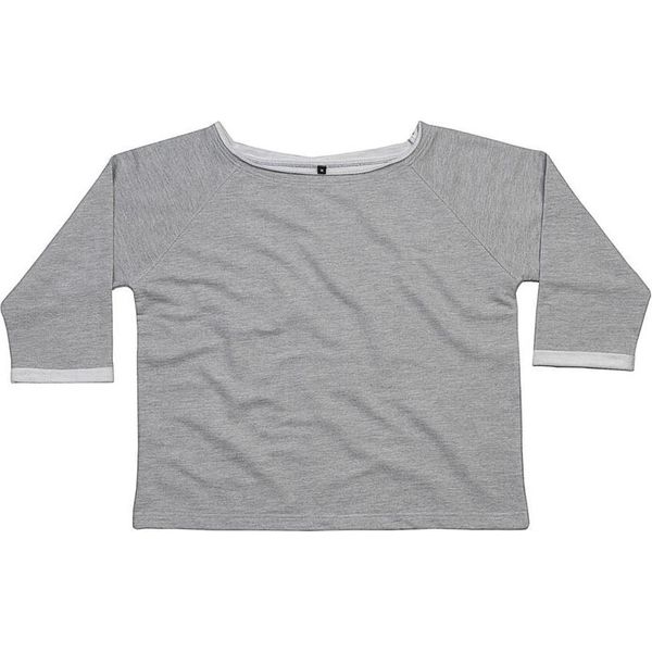Mantis M128 | Ladies Flash Dance Sweat /Eco-Tex® Standard 100 - Colore: Heather Grey Melange - Taglia: L-image