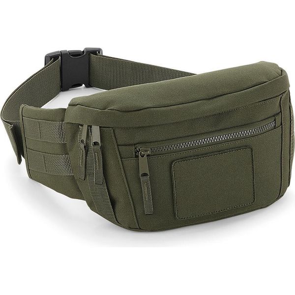 Bagbase BG842 | Molle Utility Waistpack - 28 X 17 X 10 Cm - Colore: Verde Militare - Dimensioni: 28 X 17 X 10 Cm-image